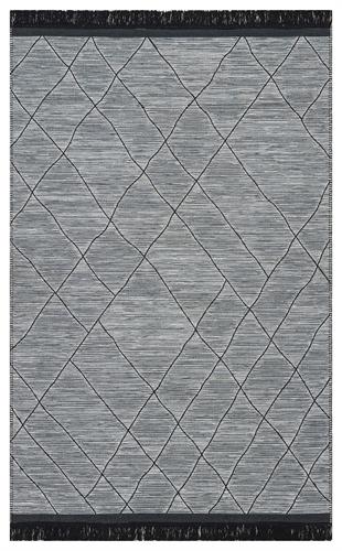 ARYA CRAFT GREY HAV TOZ VERMEZ YIKANABILIR MODERN DESENLI DOKUMA KILIM