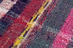 ÇOK RENKLİ ÇİZGİLİ DESEN ÇAPUT PALA KİLİM