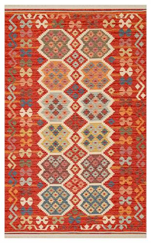 RED Yıkanabilir, Çift Taraflı Kullanıma Uygun Yumuşak Tuşeli Otantik Kilim