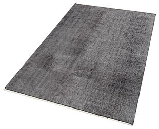 EŞSİZ EL DOKUMA GRİ RENGİ ESKİTME VİNTAGE HALI 