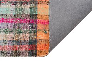 Karışık Rengi El Dokuma Çaput Pala Yün Kilim