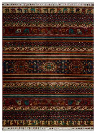 EL DOKUMA AFGAN HALI YÜNE YÜN DOKUMA HORÇİN DESEN