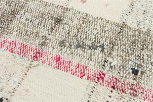 GELENEKSEL EL DOKUMA BEYAZ  RENGİ ÇAPUT PALA KİLİM PASPAS