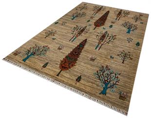 EL DOKUMA AFGAN HALISI HAYAT AĞACİ DESEN 