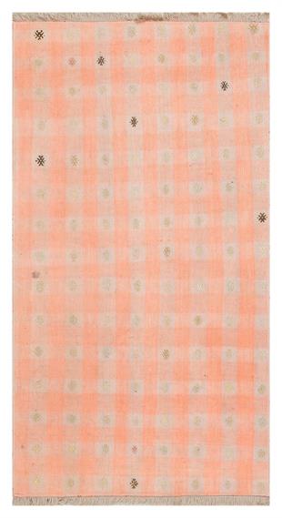 GERÇEK EL DOKUMA PUDRA RENGİ KENDİR KİLİMİ