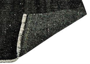 GENELEKSEL EL DOKUMA SİYAH HALI PASPAS