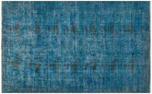 EŞSİZ EL DOKUMA TURUNCU RENGİ ÇİÇEKLİ DESEN VİNTAGE HALISI