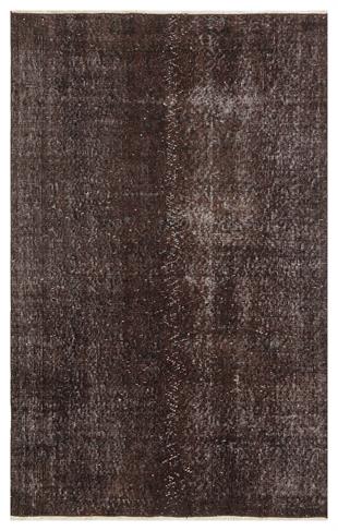 GENELEKSEL EL DOKUMA KAHVERENGİ VİNTAGE HALI