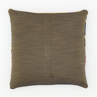 EŞSİZEL DOKUMA BOHEM DESEN RENKLİ ÇAPUT PALA KİLİM YASTIK KILIFI