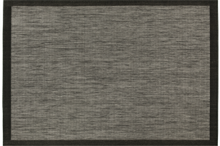  KOLAY TEMİZLENEN SİYAH BORDÜRLÜ GRİ RENGİ HAV TOZ VERMEZ KAYMAZ TABANLI ŞIK JÜT SİSAL KİLİM
