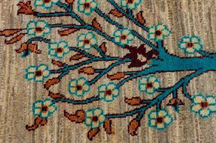 EL DOKUMA AFGAN HALISI HAYAT AĞACİ DESEN 