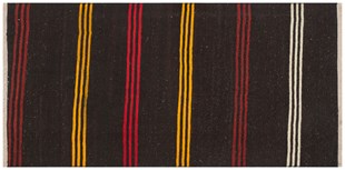 DOĞAL ANADOLU EL DOKUMA SİYAHTONLARI YÜN KİLİM 