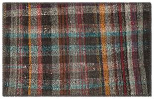 SARI MAVİ RENGİ ÇİZGİLİ ÇİÇEKLİ ÇAPUT PALA KİLİM PASPAS