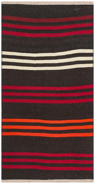 Kırmızı Beyaz Rengi El Dokuma Keçi Kılı Yünlü Yolluk Kilim