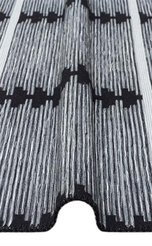 ARYA CRAFT WHİTE BLACK HAV TOZ VERMEZ YIKANABILIR MODERN DESENLI DOKUMA KILIM