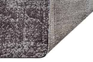 ANTRASİT GRİ RENGİ EL DOKUMA DOĞAL VİNTAGE HALISI