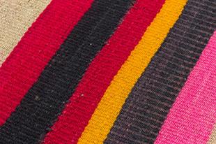 Eşsiz El Dokuma Renkli Anadolu Yün Kilim