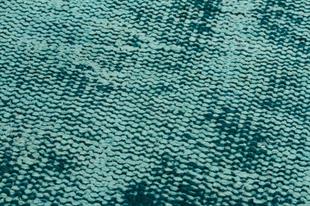 GENELEKSEL DOĞAL EL DOKUMA KOYU TURKUAZ RENGİ VİNTAGE PASPASP