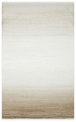 CREAM BEİGE  XW HAV TOZ VERMEZ ESKİTME DESENLİ MODERN MAKİNE HALISI