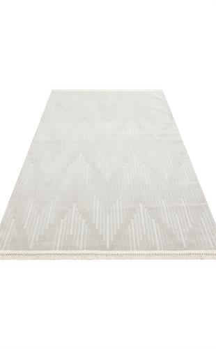 GREY  Hav Toz Vermez Yüksek Alçak Dokuya Sahip Modern Dokuma Halı