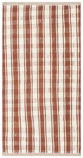 GERÇEK EL DOKUMA BEYAZ KAHVERENGİ KENDİR KİLİMİ