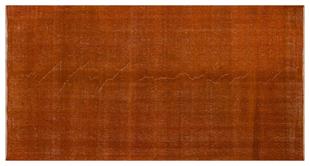 GENELEKSEL EL DOKUMA KİREMİT RENGİ VİNTAGE HALI