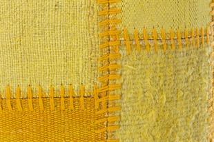 GERÇEK EL DOKUMA KİLİMDEN TASARLANMİŞ PUF 40X40 CM