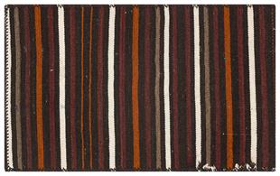 GELENEKSEL EL DOKUMA ÇOK RENGİ ÇİZGİLİ DESEN ÇAPUT PATA KİLİM PASPAS