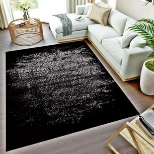 HALICA CRAFT SİYAH RENGİ VİNTAGE SALON HALISI