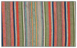 ÇOK RENKLİ EL DOKUMA ÇAPUT KİLİM PASPAS