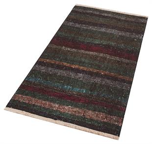 EŞSİZ EL DOKUMA ÇOK RENKLİ KEÇİ KILI KİLİM