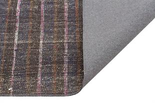 GERÇEK EL DOKUMA ÇOK RENKLİ DESEN KEÇİ KILI YÜN KİLİMİ