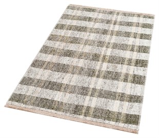 GERÇEK EL DOKUMA AÇIK GRİ VINTAGE KİLİM