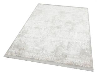 CREAM BEİGE XW Yumuşak İpeksi Tuşeli Yüksek Alçak Oymalı Modern İnce Makine Halısı