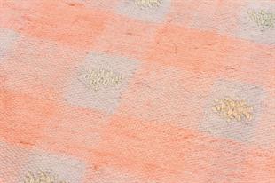 GELENEKSEL EL DOKUMA PUDRA RENGİ KENDİR KİLİM PASPAS