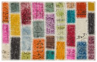 El Dokuma Multi Rengi Taşli Desen Patchwork Paspas-50x80