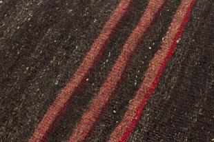  KIRMIZI RENGİ ÇİZGİLİ DESEN EL DOKUMA ANADOLU KİLİM