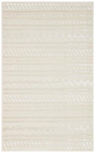 BEİGE  DYED YÜKSEK ALÇAK DOKULU NATUREL YÜN VE VISKON MODERN DOKUMA HALI