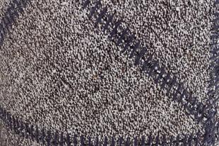 DOĞAL GÜMÜŞ RENGİ EL DOKUMA KEÇİ KILI KİLİM PUF