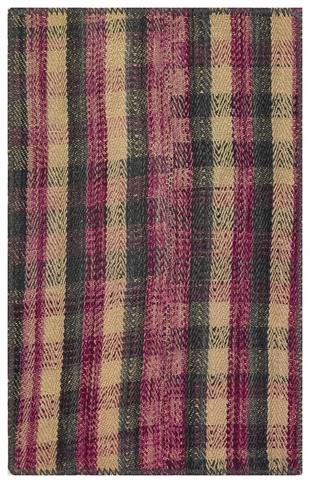 BEJ MÜRDÜM RENGİ EL DOKUMA KENDİR KİLİM PASPAS