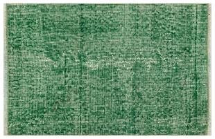 AÇİK YEŞİL RENGİ EL DOKUMA VİNTAGE HALI PASPAS