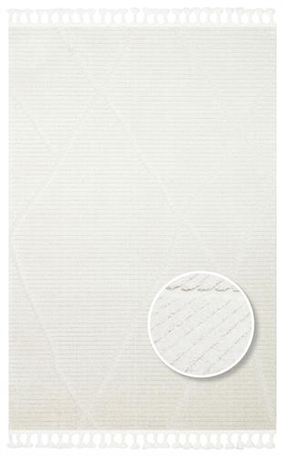 TERAZZO Hav Toz Vermez Yumuşak Dokulu Etnik Örgü Desenlere Sahip Modern İskindinav Halı