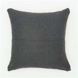 EŞSİZ EL DOKUMA BEYAZ RENGİ KENDİR KİLİM  YASTIK KILIFI