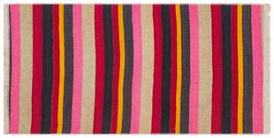 Eşsiz El Dokuma Renkli Anadolu Yün Kilim