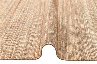 ASOS NATUREL JÜT HASIR GÖRÜNÜMLÜ HAV TOZ VERMEZ ÇİFT TARAFLI YIKANABİLİR KİLİM