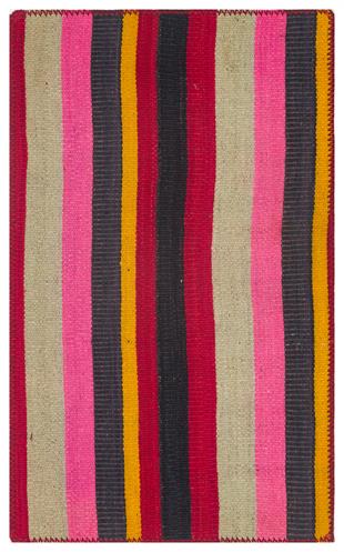 GÖKKUŞAĞİ RENGİ EL DOKUMA ANADOLU KİLİM PASPAS