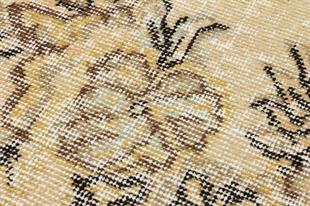 GENELEKSEL EL DOKUMA GÜLÜ GOBLEN SÜMERBANK YÜN HALISI