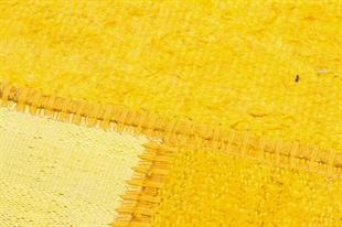 El Dokuma Sari Tonleri Kendir Kilim Paspas-50x80