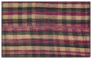 BEJ MÜRDÜM RENGİ EL DOKUMA KENDİR KİLİM PASPAS