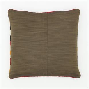 ÇOK RENKLİ ÇİZGİLİ DESEN ÇAPUT PALA KİLİM YASTIK KILIFI